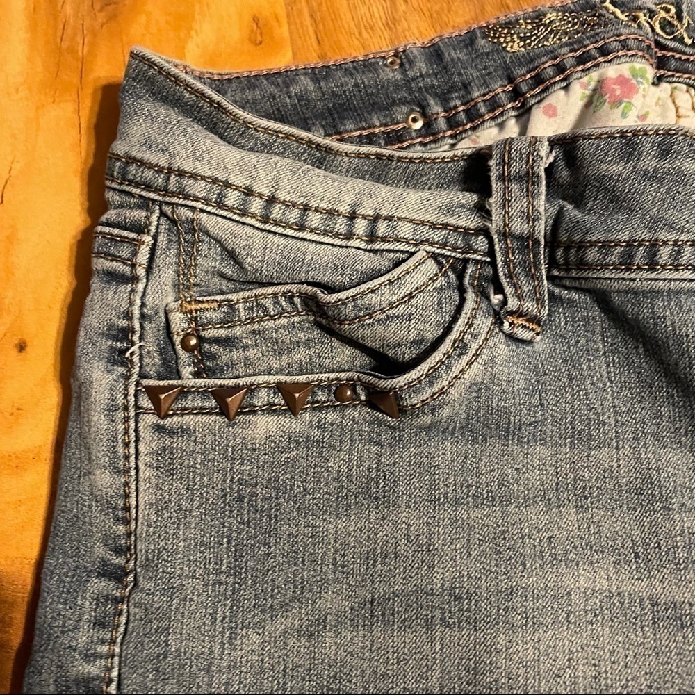 h&g Skinny Straight Jeans Size 7 Stretch Denim Mid Rise Blue - Picture 5 of 9